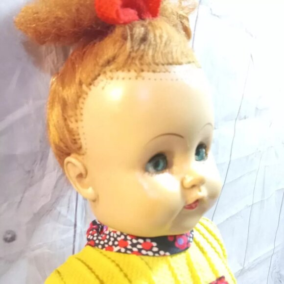 Vintage 25" Sleepy Eye Red Hair Dol - Picture 2 of 10